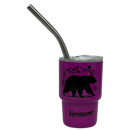 Vermont Bear Stainless Steel  3oz Shooter  - Purple