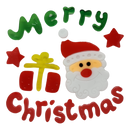 Window Gel Clings - Santa - Merry Christmas - Christmas >> Decor - by Alef