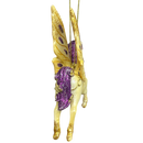 Gold  Winged / Purple Mane Unicorn Ornament