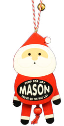 Dancing Wooden Ornament (L - Z) -