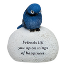 Bluebird on Stone Figurine – Friends Lift You Up - Gift Shoppe >> Figurines - by Roman