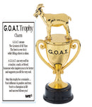 G.O.A.T. Trophy Charm - Gift Shoppe >> Jewelry >> Charms and Worry Stones - by Ganz