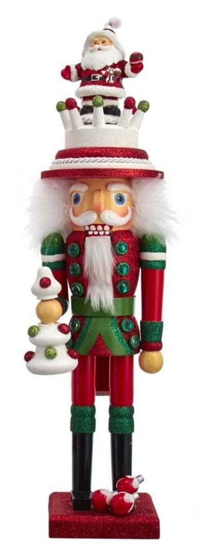Hollywood 17.5 inch Hat Nutcracker - - The Country Christmas Loft