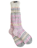 Sherpa Socks - Pink/Gray