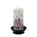 Christmas Nativity Pillar Candle - Home & Living >> Candles >> Pillar - by Alison Gardner - view 2