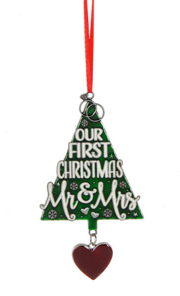 Our First Christmas - Mr & Mrs - Ornament