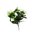 13-Inch Faux Green Holly Bush - Home & Living >> Artificial Flowers - by Gerson