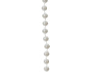 Winter White Bead Garland - 32 Feet Long - Christmas >> Garland - by Decoris - view 2
