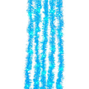 100-Light Blue Iridescent Tinsel With Blue Superbright LED Cascade Light