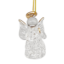 Spun Glass Angel Ornaments with Praying Gesture