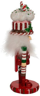 10" Hollywood Bakery Hat Nutcracker - Cake - The Country Christmas Loft