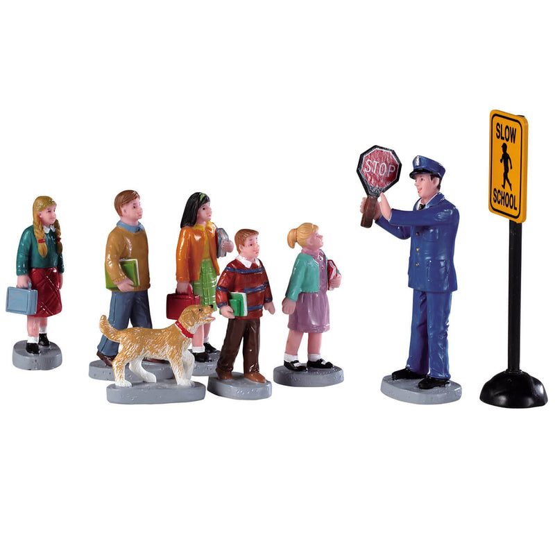 The Crossing Guard, Set Of 8 - The Country Christmas Loft