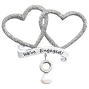 We're Engaged Couples Ornament - Christmas >> Ornaments - by Polar X Ornaments