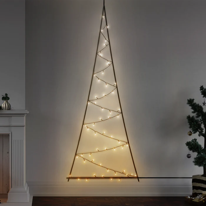 Twinkly 70-Light RGB LED 2D Light Tree (Generation II) - The Country Christmas Loft