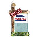 Old World Christmas Realty Sign