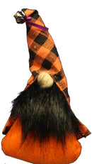 Plush Halloween Gnome Ornament - - The Country Christmas Loft