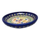 Ceramic Snack Plate - Gingerbread Celebration Pattern