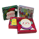Holiday Gift Box Set of 3 - Santa, Snowman & Oh What Fun
