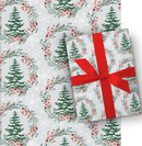 Botanical Roll Wrap - 30" x 168" - Winter Berry Bliss