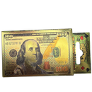 $100 Bill Playing Cards - Bronze