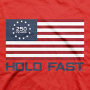 Hold Fast USA Strong Red T-Shirt - - Clothing >> T-Shirts - by Kerusso - view 3