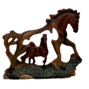 Brown Horse In A Horse Figurine