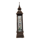 Lighted Spinning Waterglobe Lantern - Frosty and Friends