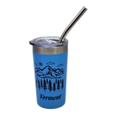 Vermont Green Mountains Stainless Steel 2oz Shooter - Blue