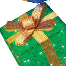 72-Inch High Lighted Stacked Glittering Gift Boxes - Christmas >> Decor - by Gerson - view 5
