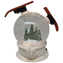 Lighted Spinning Snowman Water Globe Scene