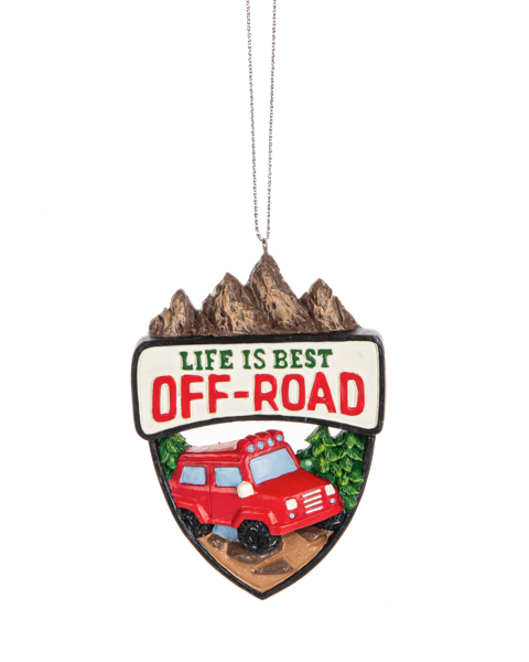 Off-Road Ornament - Life Is Best Off-Road