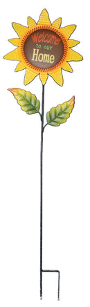 Metal Sunflower Yard Stake - - The Country Christmas Loft