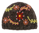 Knit Embroidered Floral Winter Hat - - Clothing >> Hats & Mittens - by Midwest - view 4