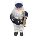 Salty Sailor Santa Figurine Ornament - 9 inches