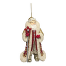 Holiday Diamonds Standing Santa with Staff - Christmas >> Ornaments >> Santa Claus - by Kurt Adler