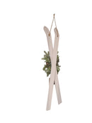 Ski Holiday Countdown Calendar with Festive Florals - Cream