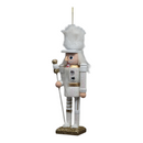 Hollywood 6 inch Wooden Nutcracker - White - Christmas >> Ornaments >> Nutcrackers - by Kurt Adler
