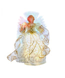 LED Fiber Optic Gold Angel Treetop - Christmas >> Tree Toppers - by Kurt Adler