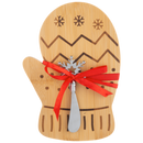 Cozy Mitten Holiday Serving Board with Spreader