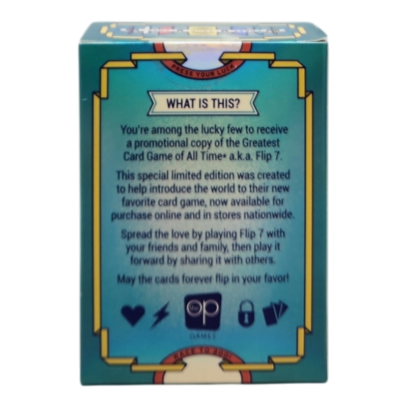 Filp 7 Card Game - Promotional Edition