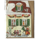 Miniature Advent Card - The Carolers' House