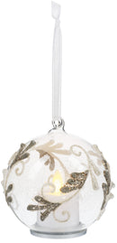 Ornament with Flickering Flame LED - Without Pinecones - The Country Christmas Loft