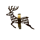 Jumping Deer Stocking Hanger