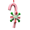 Candycane Treats Hanging Ornament - Red Candy Cane - Christmas >> Ornaments >> Food & Drink - by Kurt Adler