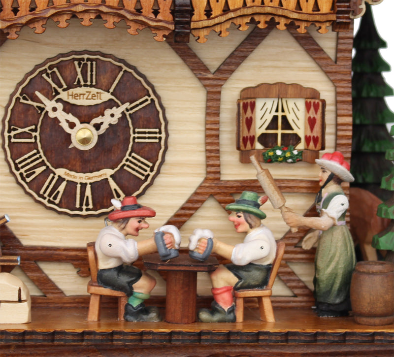 The Tipsy Brothers - HerrZeit by Adolf Herr Quartz Cuckoo Clock