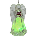 Birthstone Lighted Angel Ornament - - Christmas >> Ornaments >> Angels - by Roman - view 13