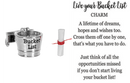 Live Your Bucket List Charm