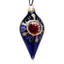 Krebs Value Glass Ornament 4 pack - Vintage Teardrop Reflectors