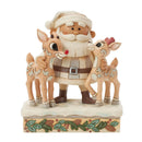 Woodland Santa with Rudolph and Clarice