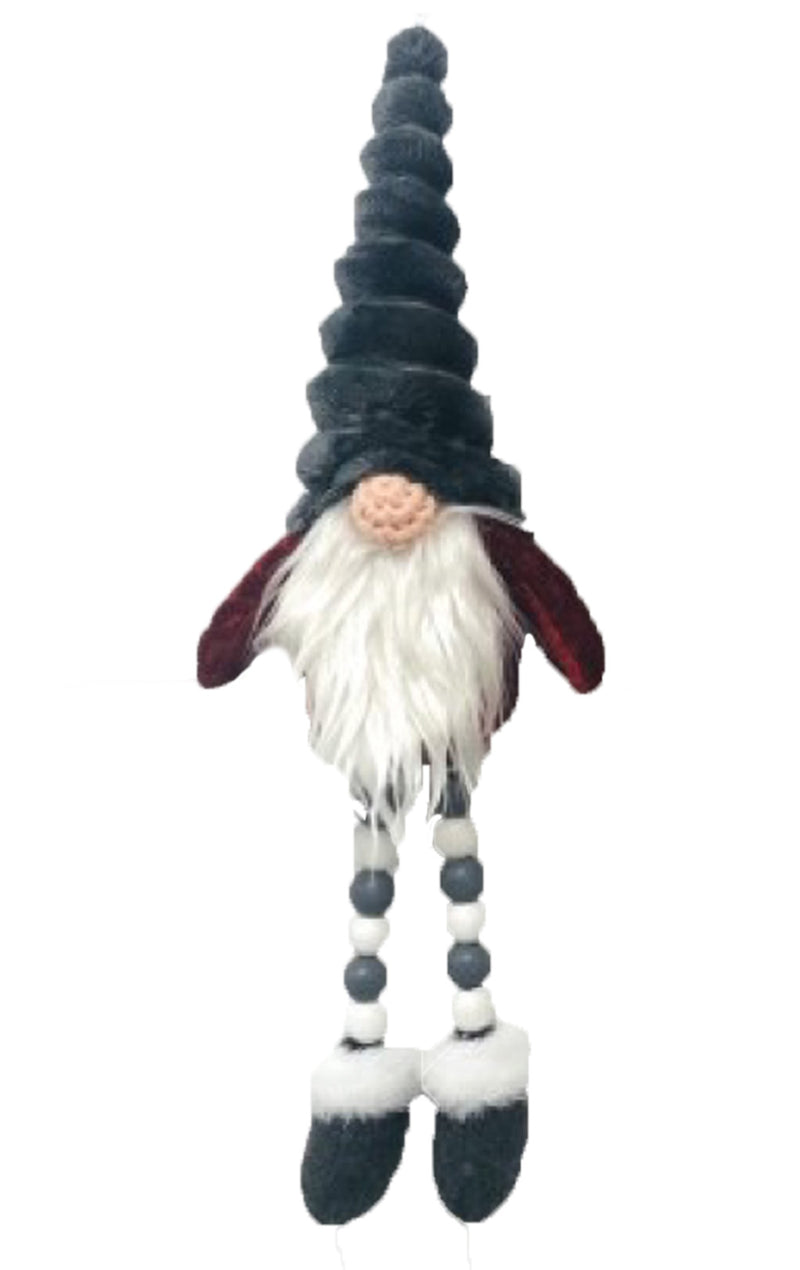 Gray Hat Gnome Ornament